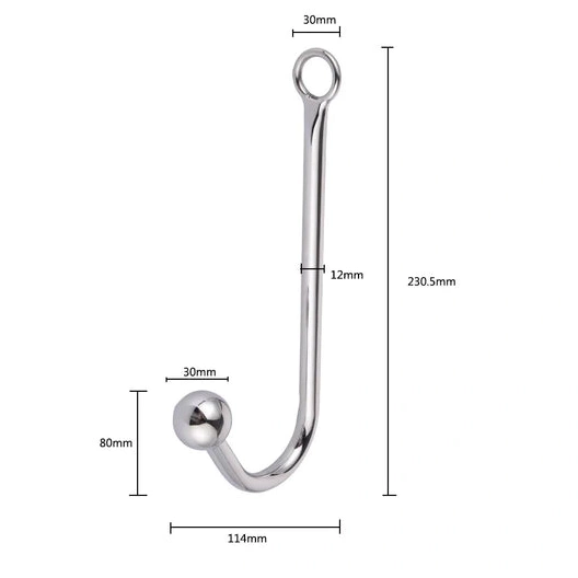 Cuffs Collar with Beaded Hook 5334 and Anal Elegant 1020